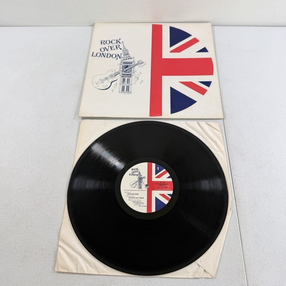 Rock over London #129 July 15, 1984 Vinyl Record LP Radio Show NO CUE SHEET